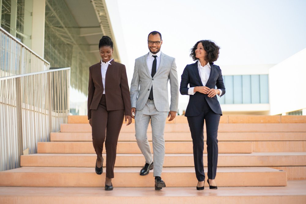 Young professional with confident executive presence