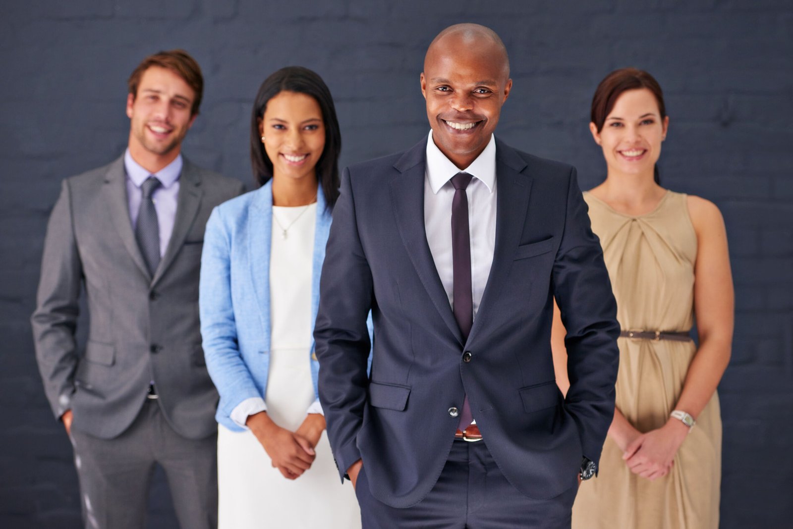 Young professional with confident executive presence